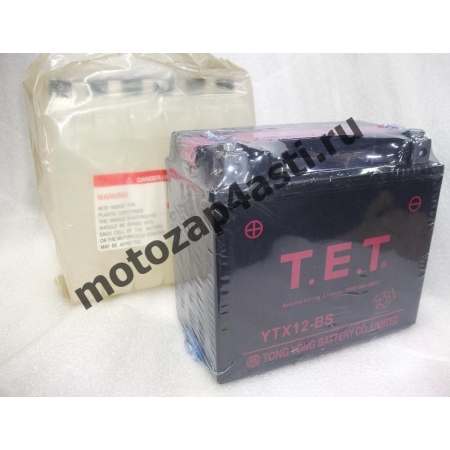 Аккумулятор TET YTX12-BS
